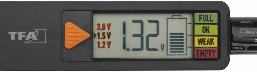 TFA BatteryCheck skaitmeninis ekranas