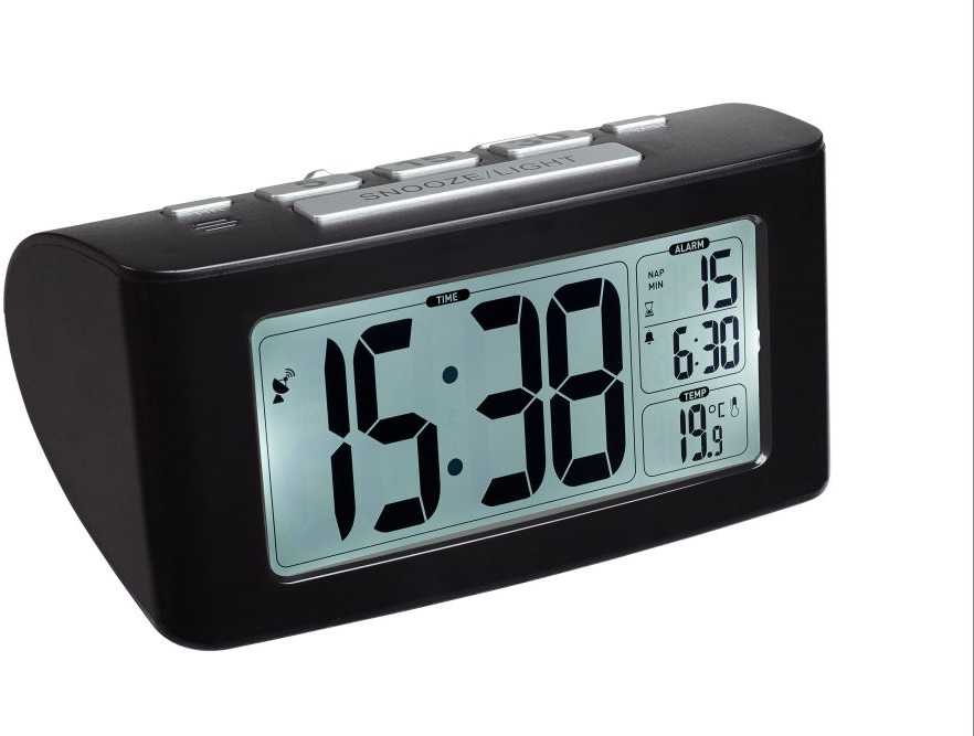 TFA radio-controlled alarm clock 60.2532.01 SIESTA