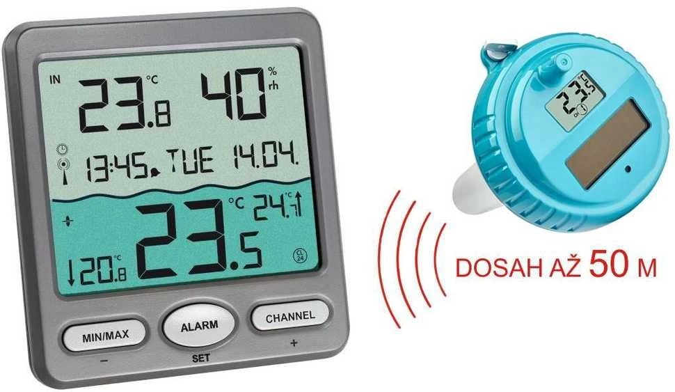 TFA Dostmann TFA 30.3056.10 VENICE Funk-Poolthermometer