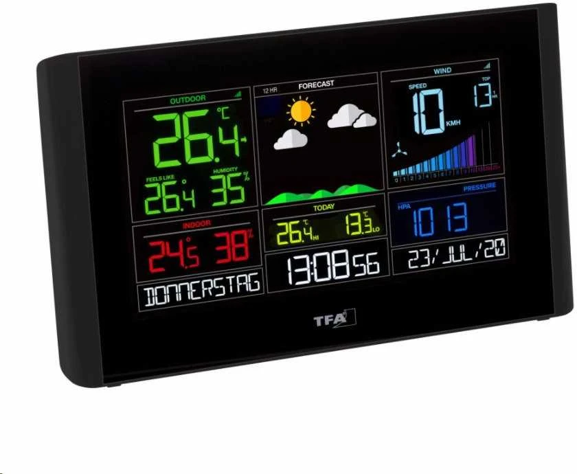 Orų stotelė TFA TFA 35.8001.01 VIEW BREEZE WLAN Radio Orų stotelė