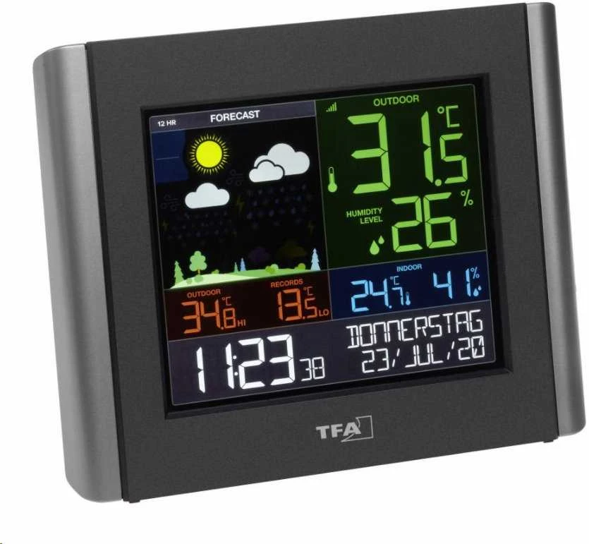 Orų stotelė TFA TFA 35.8000.01 VIEW METEO WLAN Radio Orų stotelė