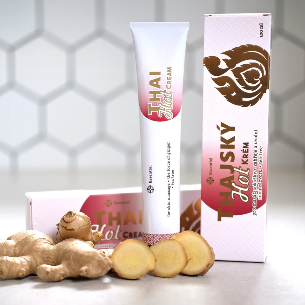 Thai Cream Thai Kreminis Thai Kreminis Essential Hot Hřejivý masážní krém