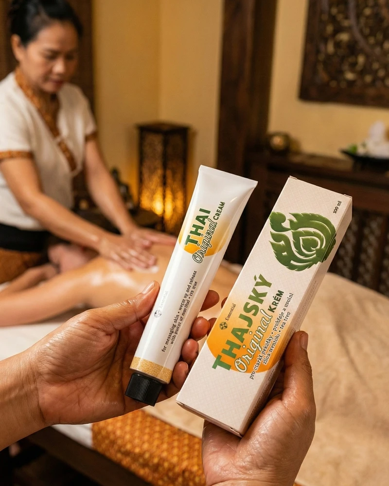 Thai Cream Thai Kreminis Thai Kreminis Essential Original Univerzální masážní krém 100 ml