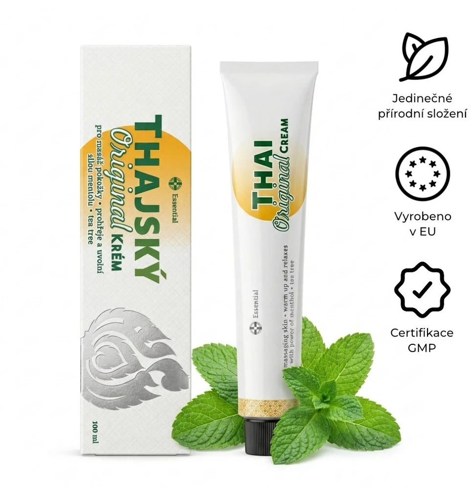 Thai Cream Thai Kreminis Thai Kreminis Essential Original Univerzální masážní krém 100 ml