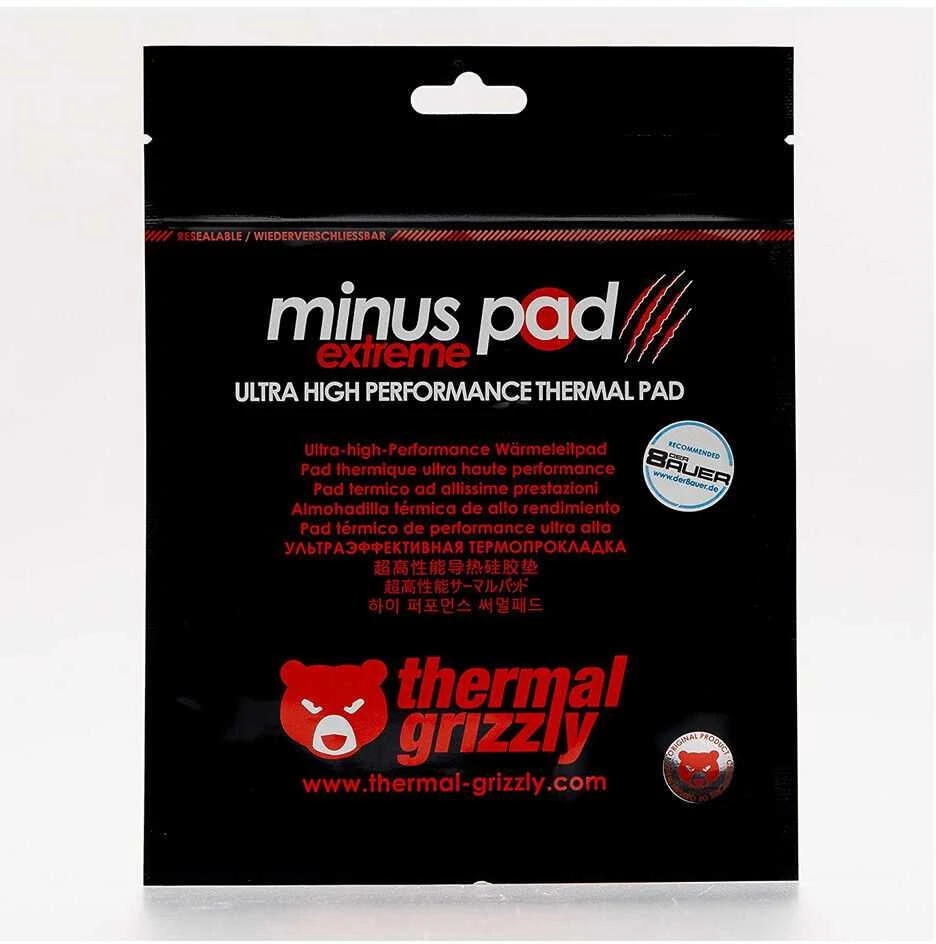 Thermal Grizzly Minus Pad Extreme – 100 × 100 × 0,5 mm