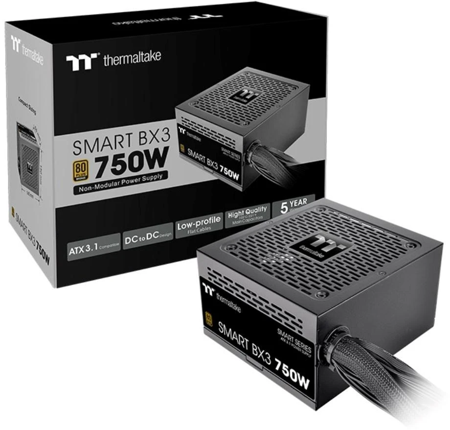 Maitinimo šaltinis - Thermaltake Smart BX3 750 W ATX Juodas