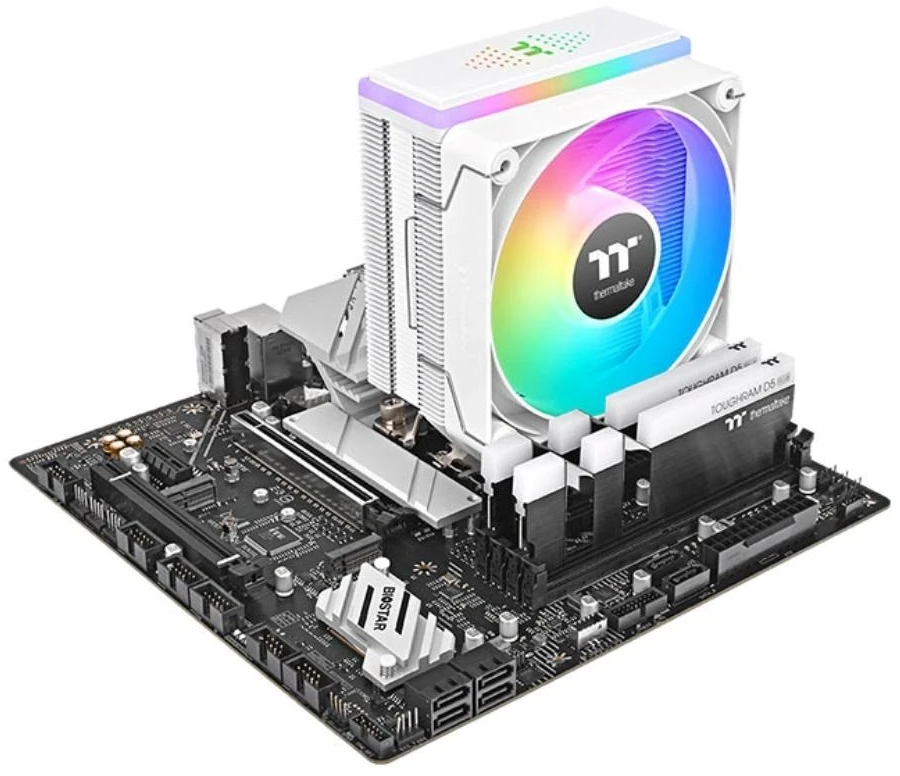 Thermaltake CPU aušintuvas astria 200 argb apšvietimas (tdp 210w, 120mm) baltas