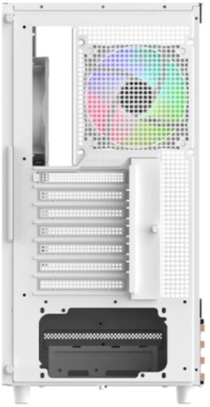 „Thermaltake View 270 Plus WS ARGB“, bokšto tipo korpusas – baltas/medinis, 2 grūdinto stiklo plokštės, medinė konstrukcija