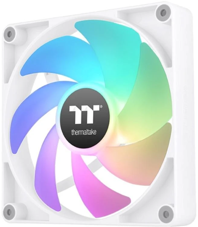 120 mm Thermaltake CT120 ARGB Sync PC aušinimo ventiliatorius baltas 500-2000 aps./min - 2 pak.