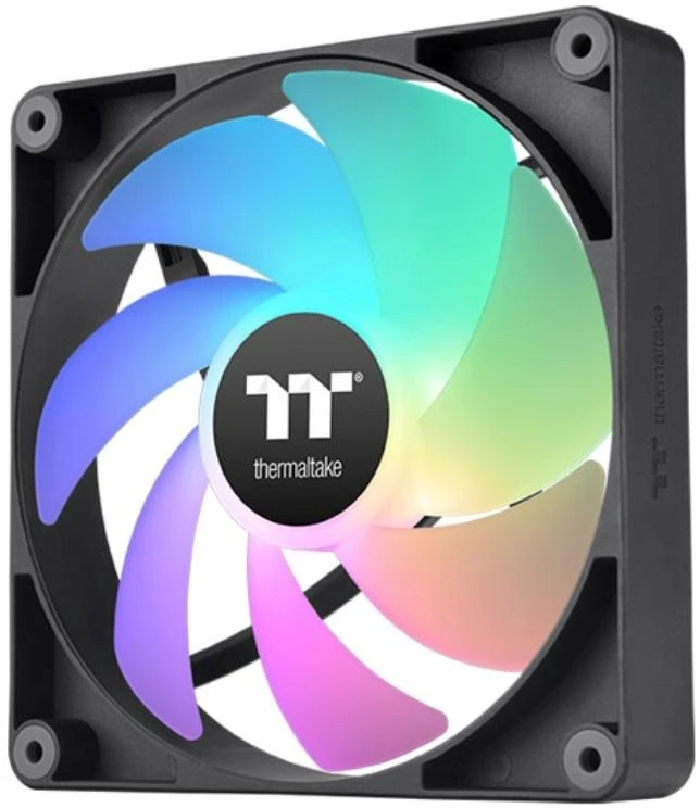 Kompiuterio ventiliatorius  Thermaltake CT120 ARGB Sync PC Cooling Fan, case fan (juodas, pack of 2, without controller)
