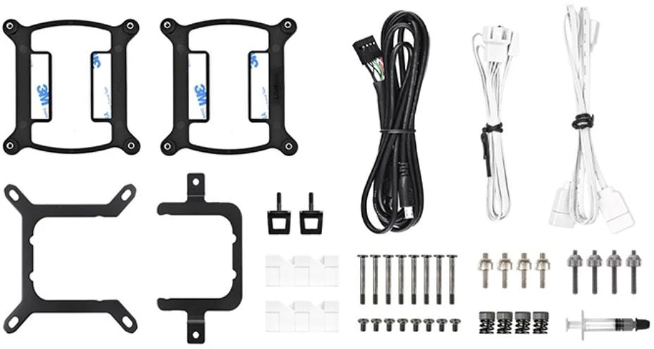 Thermaltake TH240 V2 Ultra ARGB Sync Snow Edition vandens aušintuvas (CL-W404-PL12SW-A)