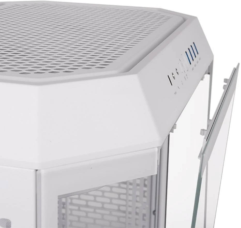 Thermaltake Bokštas 600 Sniego Baltas