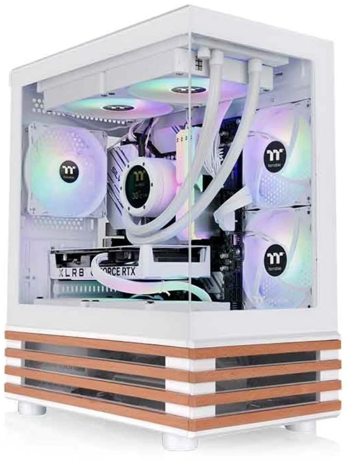 Mini Thermaltake View 170 WS ARGB Snow Baltas
