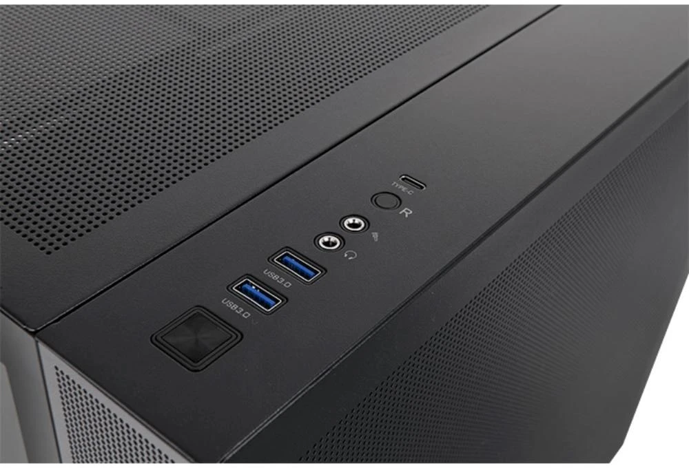 Midi Thermaltake View 380 TG ARGB Juodas
