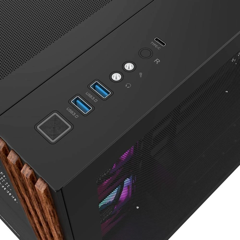 Midi Thermaltake View 380 WS ARGB Juodas