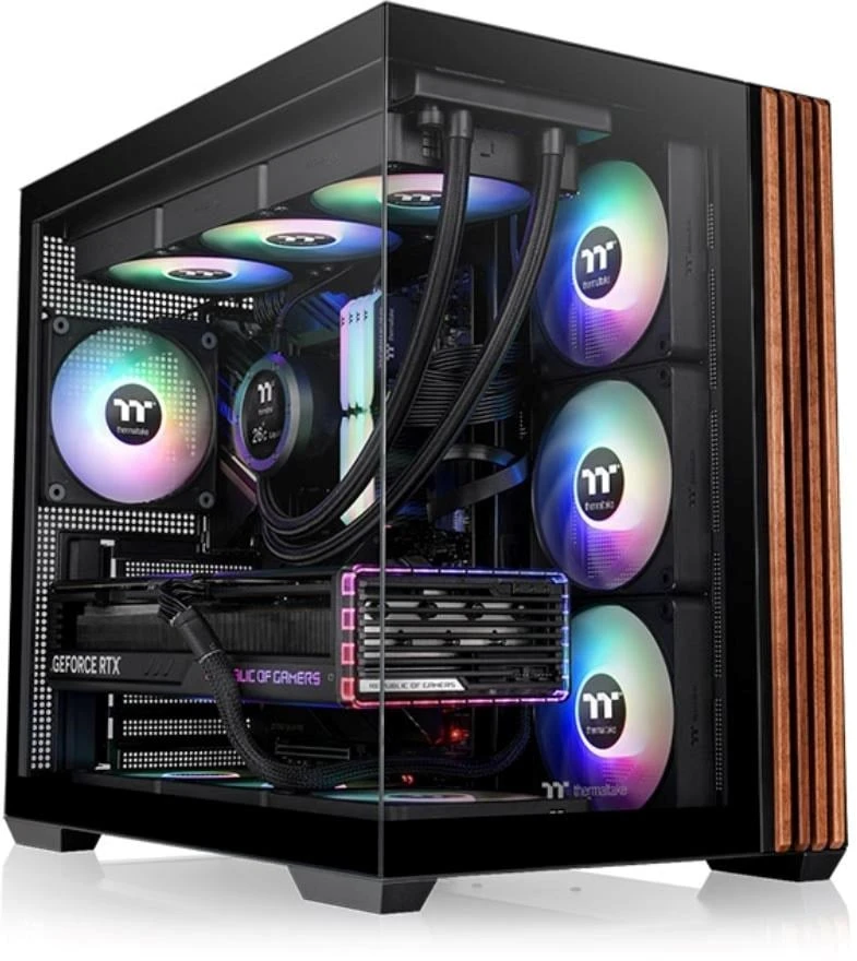 Midi Thermaltake View 380 WS ARGB Juodas