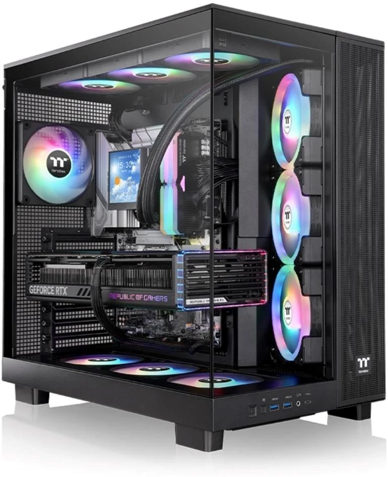 Thermaltake View 380 XL TG ARGB Juodas