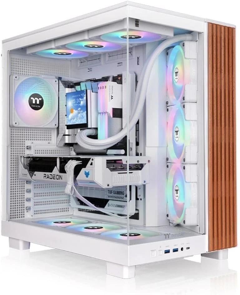 MIDI Thermaltake View 380 XL WS ARGB Snow Baltas