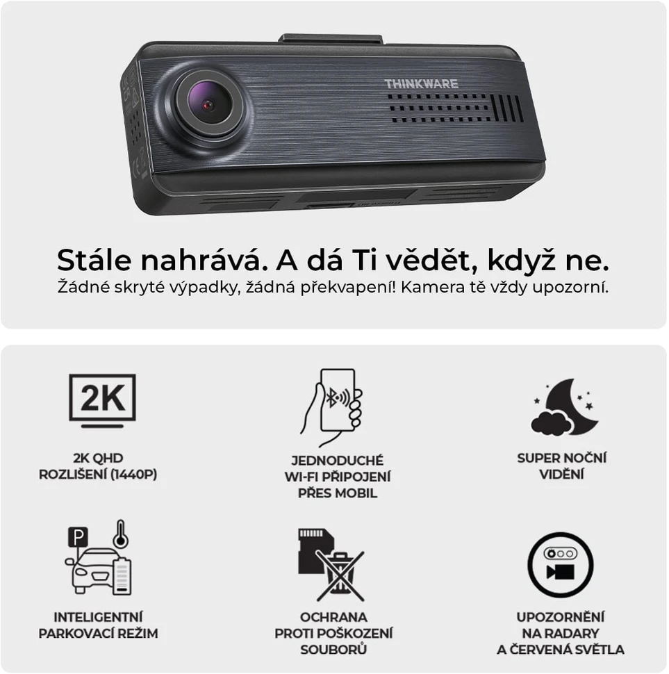 Thinkware Q200 2CH juoda
