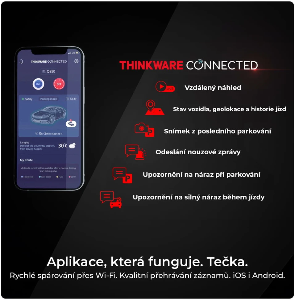 Thinkware Q850 juoda