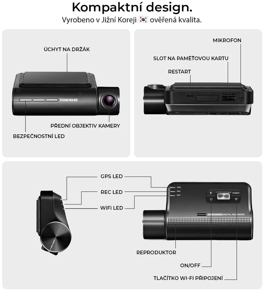 Thinkware Q850 juoda