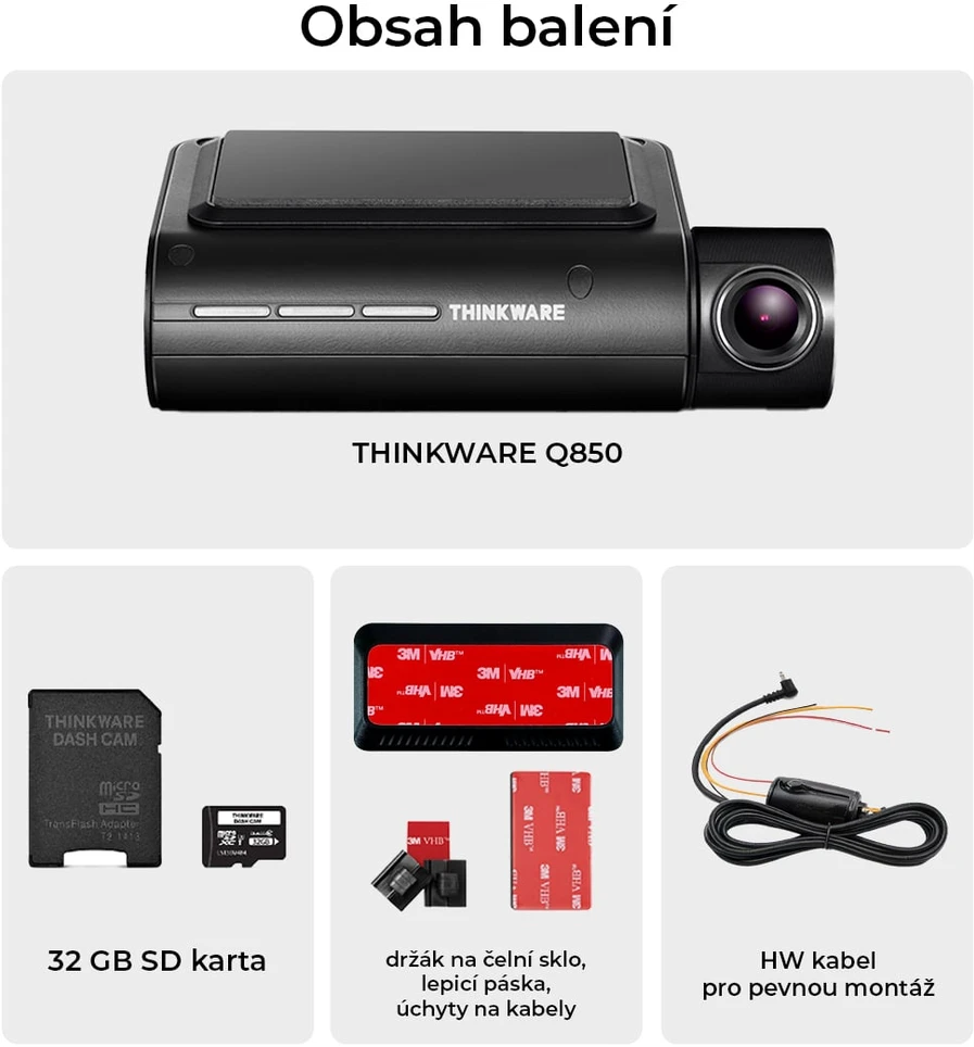 Thinkware Q850 juoda