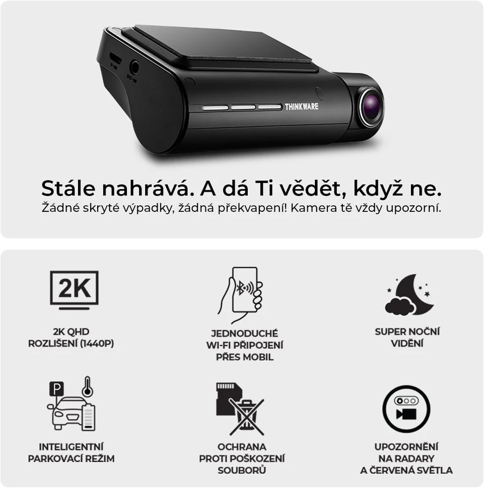 Thinkware Q850 juoda