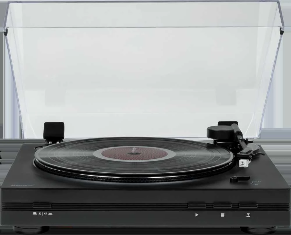 Thomson TT350 pilnai automatinis patefonas + Audio-Technica AT3600L kasetė