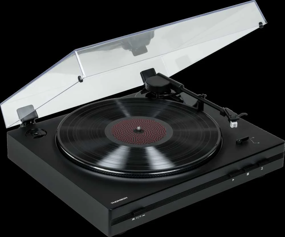 Thomson TT350 pilnai automatinis patefonas + Audio-Technica AT3600L kasetė