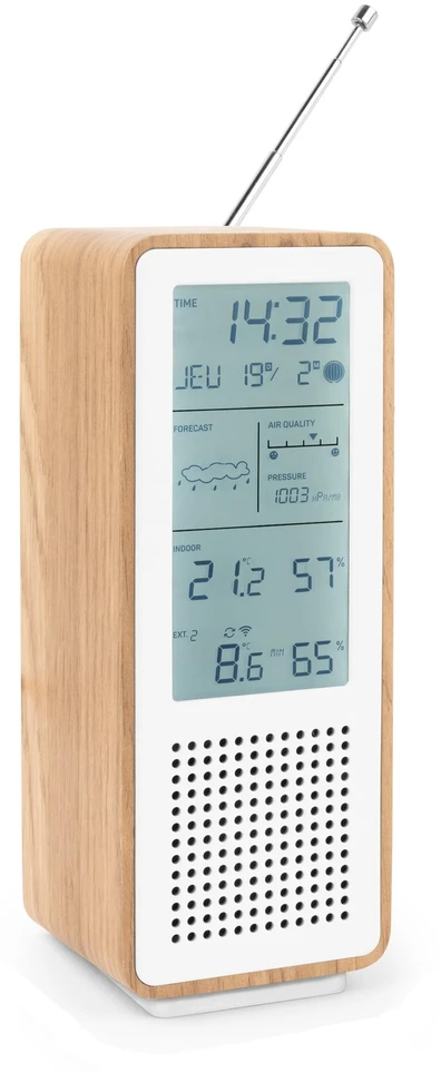 Thomson WS102TWH meteorologinės stotelės su „Bluetooth“ garsiakalbiu ir FM radiju