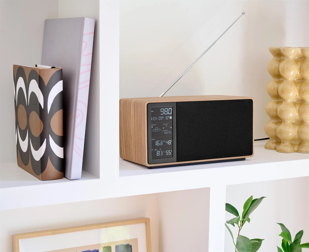 FM radijas su „Bluetooth“ funkcija ir oro stotelė Thomson WS202TBK