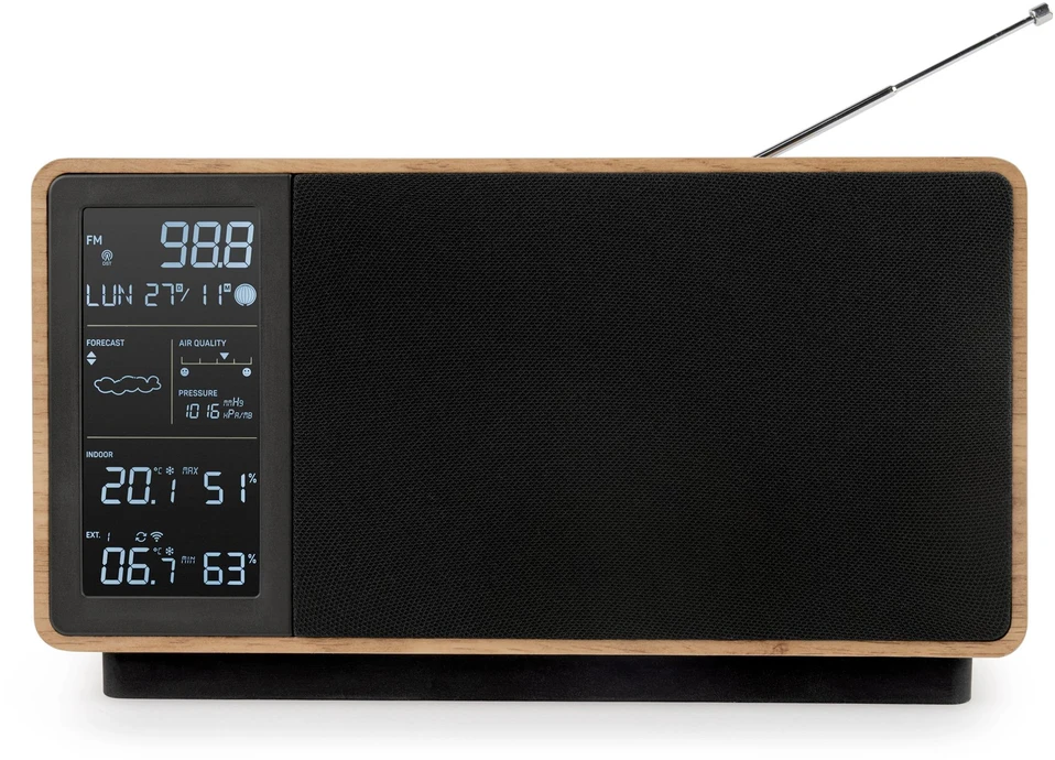 FM radijas su „Bluetooth“ funkcija ir oro stotelė Thomson WS202TBK