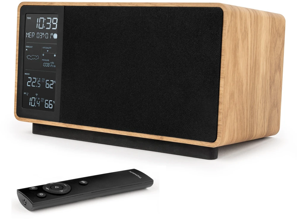FM radijas su „Bluetooth“ funkcija ir oro stotelė Thomson WS202TBK