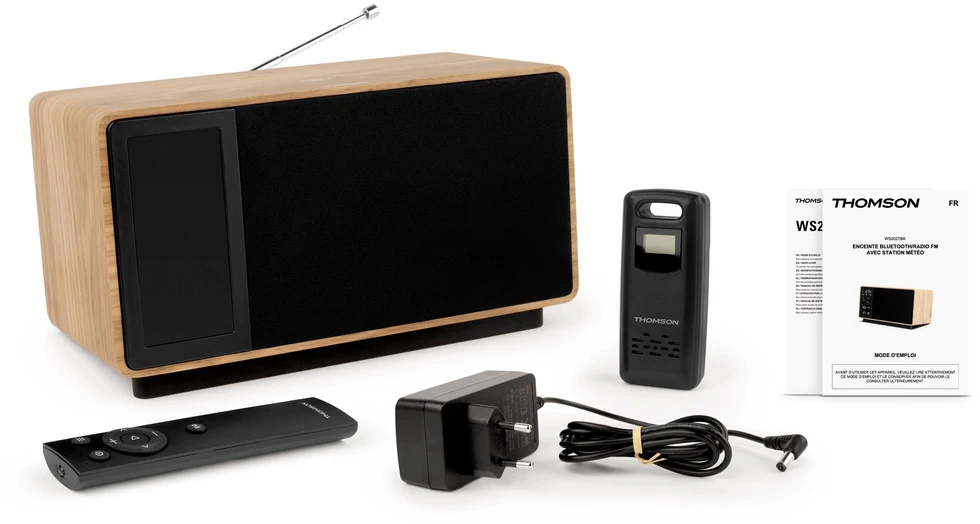 FM radijas su „Bluetooth“ funkcija ir oro stotelė Thomson WS202TBK