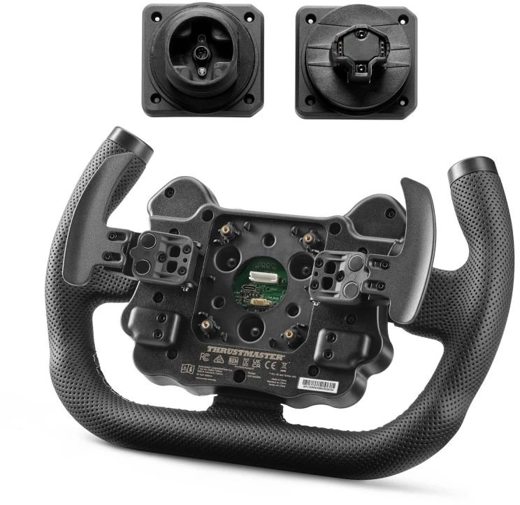 TRM Thrustmaster EVO Racing 31U Leather Juoda, Geltona Vairas Analoginis / skaitmeninis PC, PlayStation 4, PlayStation 5, XBOX One, XBOX One S, XBOX One X, XBOX Series S, XBOX Series X