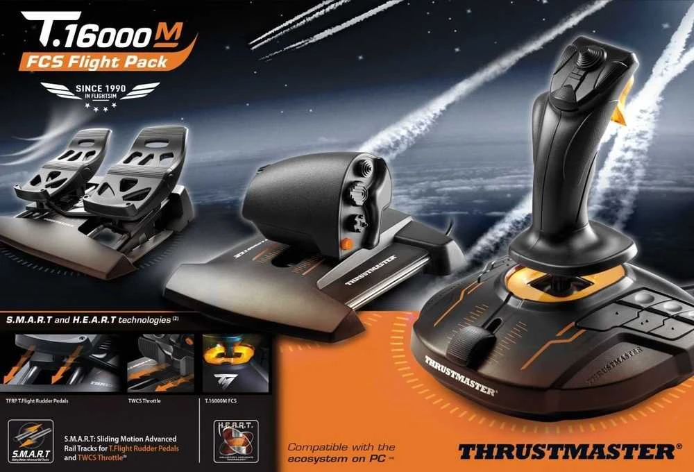Žaidimų valdiklis Thrustmaster Zest T.16000M PC Flight Pack