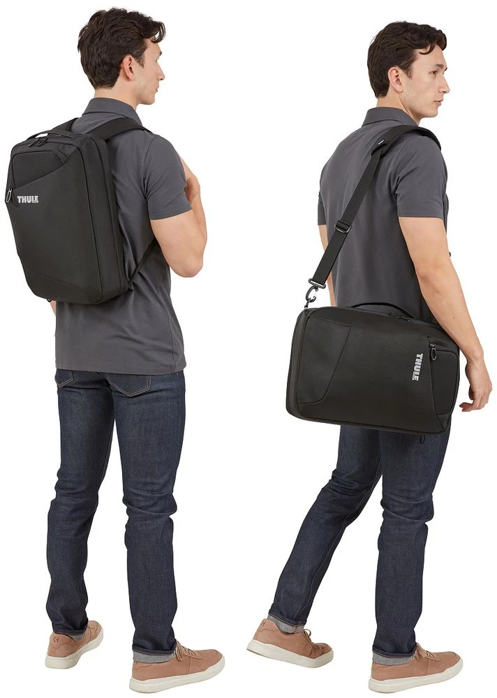 Thule | Accent Convertible Backpack | TACLB-2116, 3204815 | Tinka iki 16 " | Backpack | Shoulder strap | Juodas