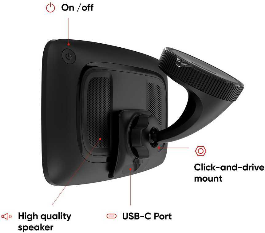 „TomTom GO NAVIGATOR 6“ (2-os kartos) automobilio navigacija su 6 colių ekranu