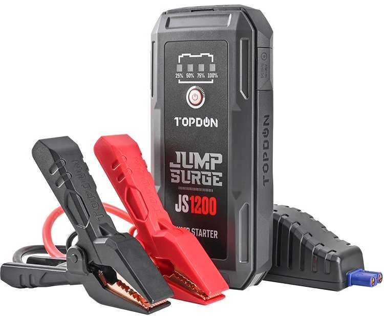 Topdon JumpSurge 1200 užvedimo įrenginys su gnybtais
