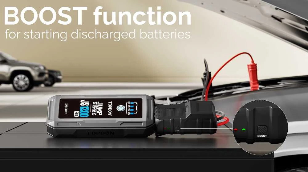 Viking TOPDON Car Jump Starter JumpSurge 1200 PRO, 10000 mAh
