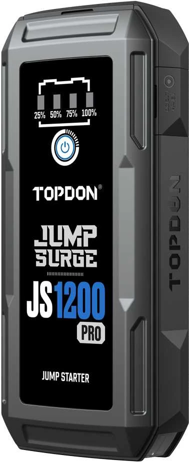TOPDON JumpSurge 1200 PRO paleidėjas su ekranu