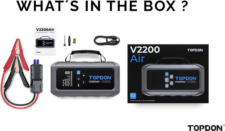 Viking TOPDON Car Jump Starteris JumpSurge V2200air