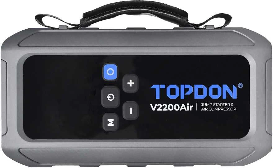 TOPDON JumpSurge V2200air valdymo skydelis