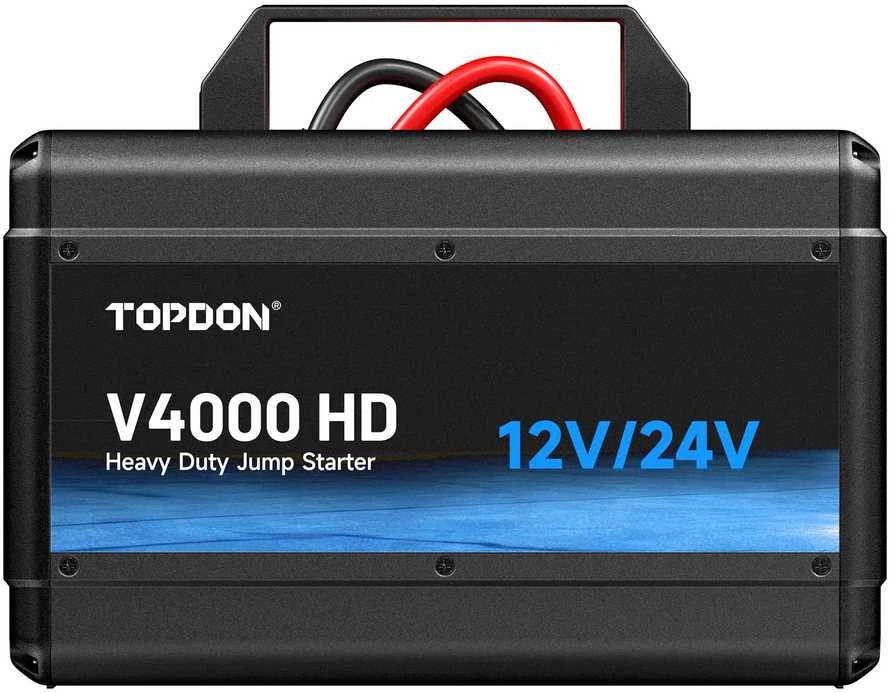 TOPDON V4000 HD automobilinis paleidiklis 12V 24V