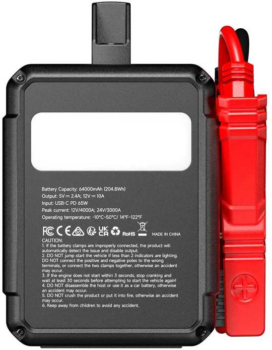Viking TOPDON Car Jump Starter V4000 HD