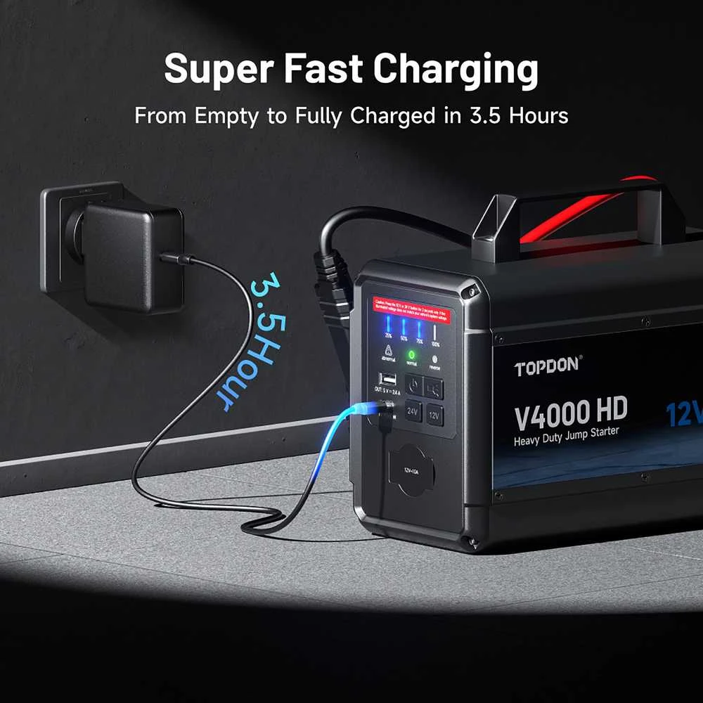 Viking TOPDON Car Jump Starter V4000 HD