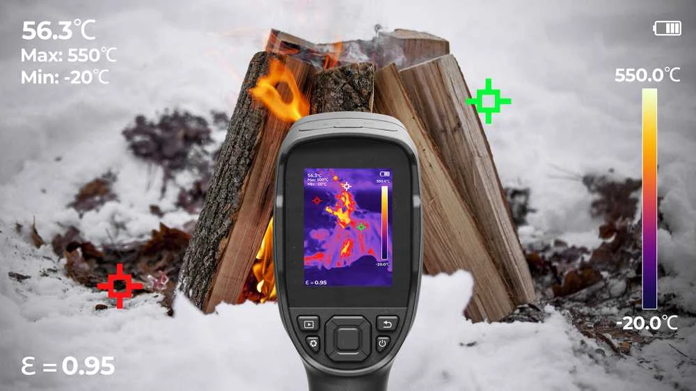Žiūronai Viking TOPDON termokamera TC004 Lite