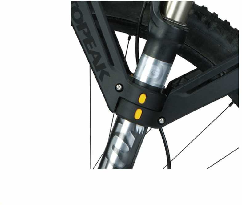 Garde-boue Topeak Defender XC1 & XC11 29er rinkinys VTT - Juodas - Priekinis ir galinis - 29 colių