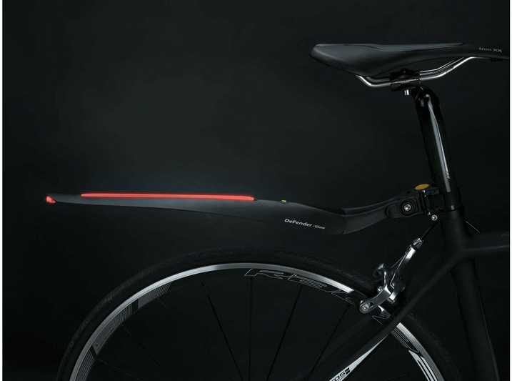 Topeak Iglow galinis dviračio purvasaugis 700x25c su Led