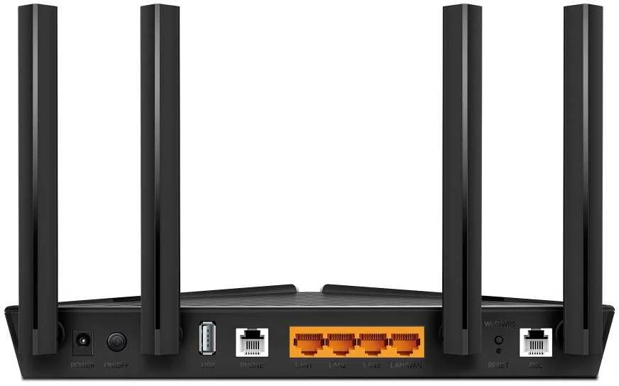 TP-Link Archer VX1800v belaidis maršrutizatorius Gigabit Ethernet dviejų dažnių (2,4 GHz/5 GHz) Juodas